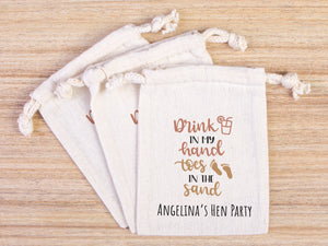 Hen Party Hangover Bag, Recover Kit Bags, Custom With Your Name Or Design,  Bachelorette Party, Survival Kits, Hangover Kits, Organic Bag