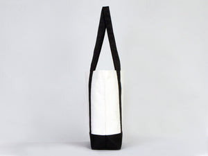 Large Trend Canvas Shopping Bag with Black Handle, 16"W x 14"H x 5"L, Large Tote Bag 12 Oz, Personalized