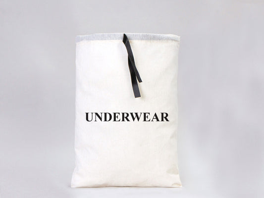 Wholesale Logo Printed Shoe Bags | Custom Drawstring Shoe Organizers | 2 Sizes | Cotton Pouch Shoe Bags with Black Ribbon