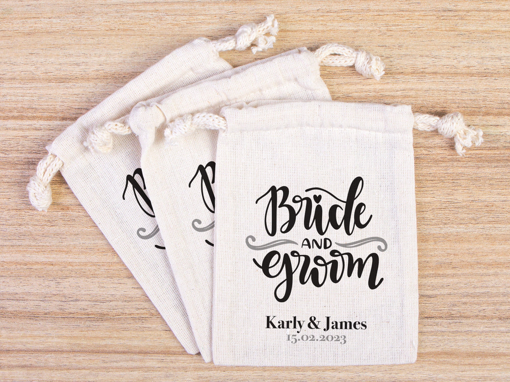 Bride And Groom Bag, Recover Kit Bags -  Custom With Your Name Or Design, Bachelorette Party, The Groom The Bride Personalized