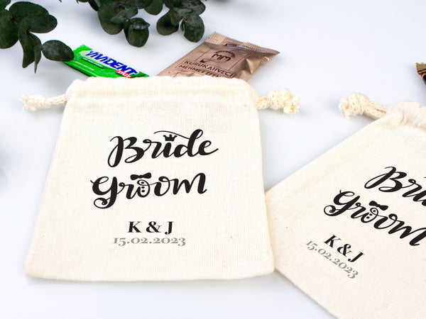 Bride Groom Bag, Recover Kit Bags, Custom With Your Name Or Design, Bachelorette Party, Survival Kits