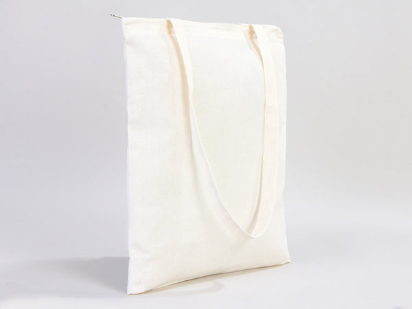 Custom Tote Bags with Zipper – 14"x16" Cotton Cloth Bags, Wholesale Options