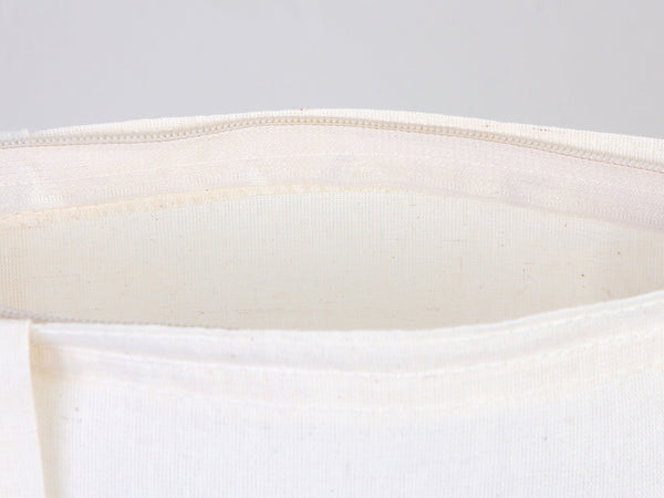 Custom Tote Bags with Zipper – 14"x16" Cotton Cloth Bags, Wholesale Options