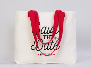 Custom Welcome Wedding Bags 18"W x 14"H x 3"L  - Palm Tree Tote Bags - Bridal Tote - Custom Wedding Totes