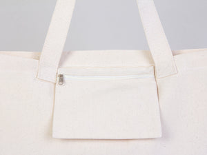Mother’s Day Tote Bag – Natural Canvas Mom Tote, 18"x14"x3" Reusable Gift Bag