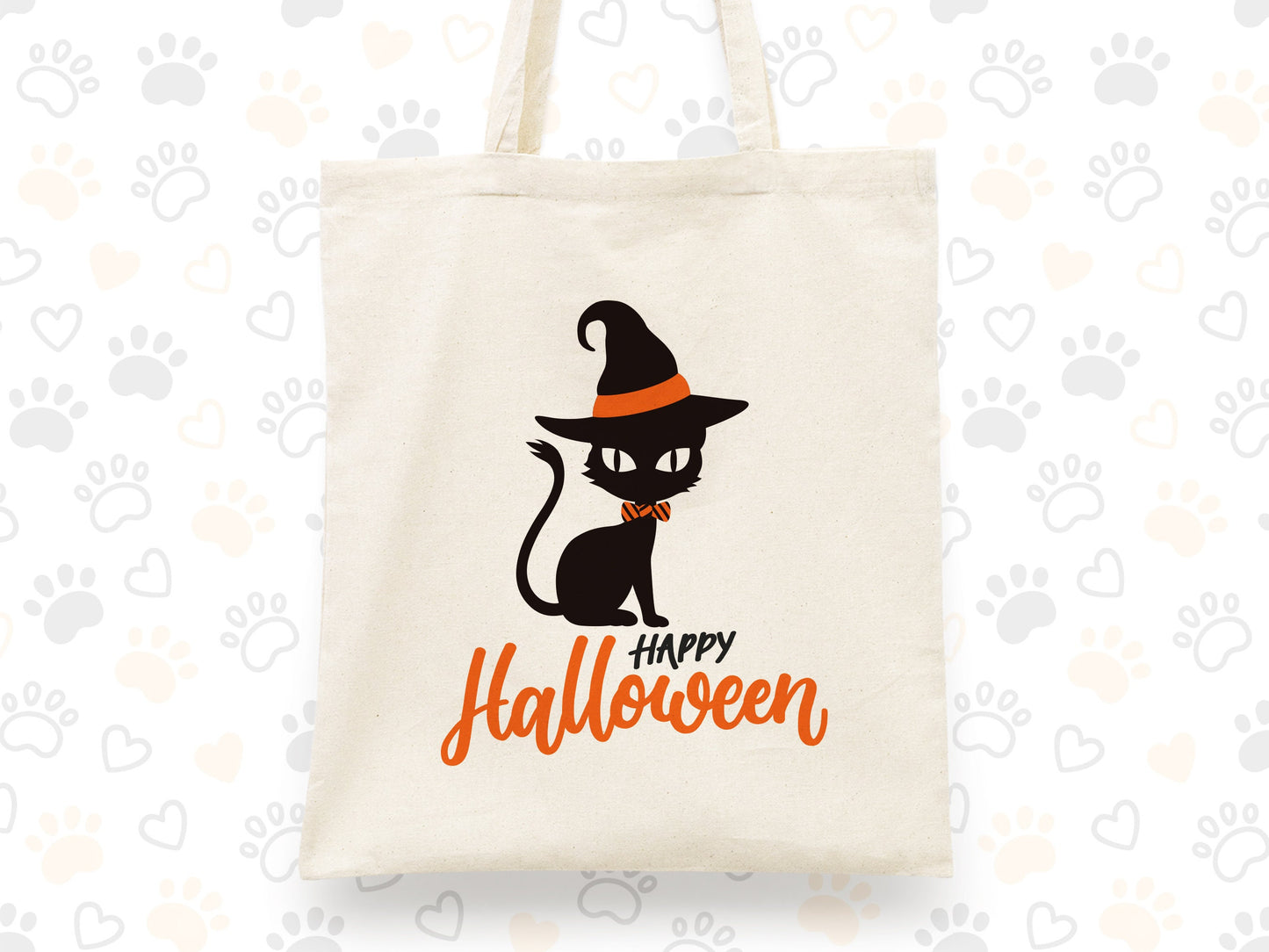 Halloween Gift Bags with Pumpkin, Candy Tote Bag, Personalized Halloween Purse, Trick Or Treat, Kids Candy Bags İdea, Decor, Halloween Unique