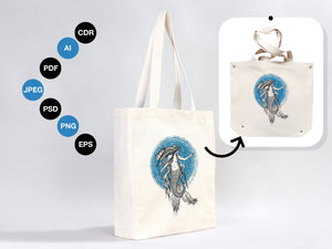 Personalized Canvas Tote Bags – 16"W x 14"H x 5"L Custom Logo Cotton Bags