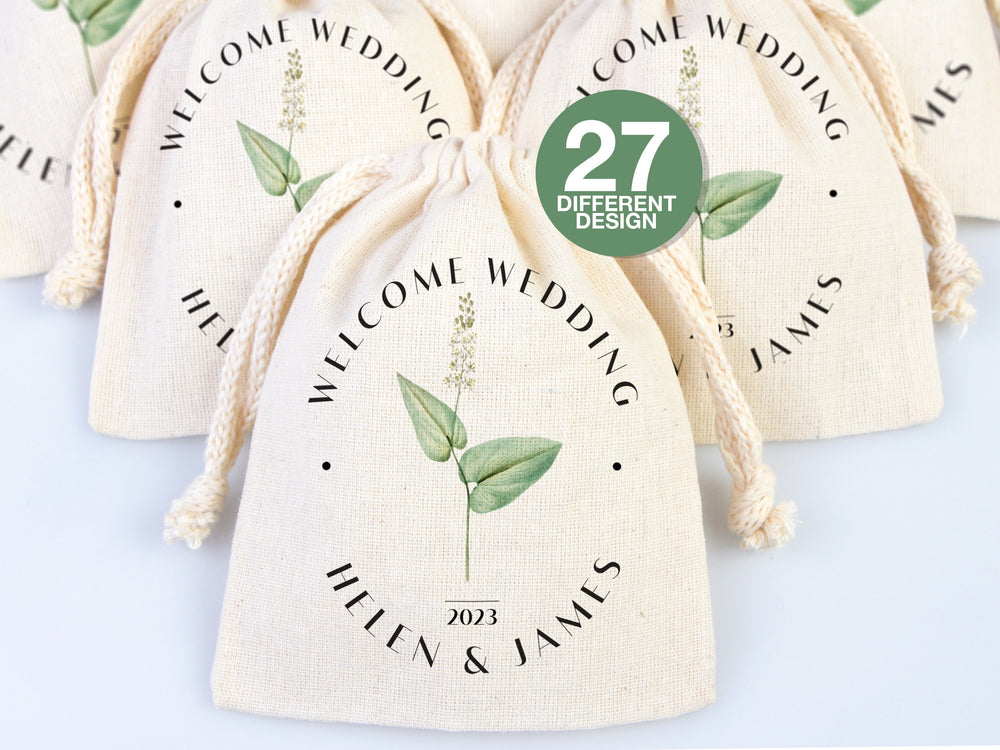 Custom Wedding Welcome Bags -  Bachelorette Party Gift - Welcome Bags  - Hangover Kit Bags  -  Wedding Personalized Wedding Favors