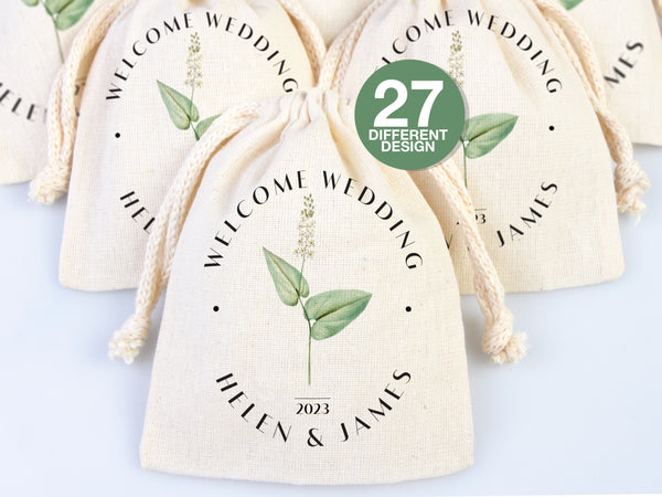 Custom Wedding Welcome Bags -  Bachelorette Party Gift - Welcome Bags  - Hangover Kit Bags  -  Wedding Personalized Wedding Favors