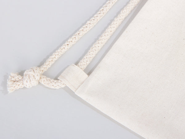 Custom Drawstring Bags - Material: 5oz Canvas, Personalized Eco-Friendly Backpacks, Logo-Printed Cotton, Personalized Cotton Pack