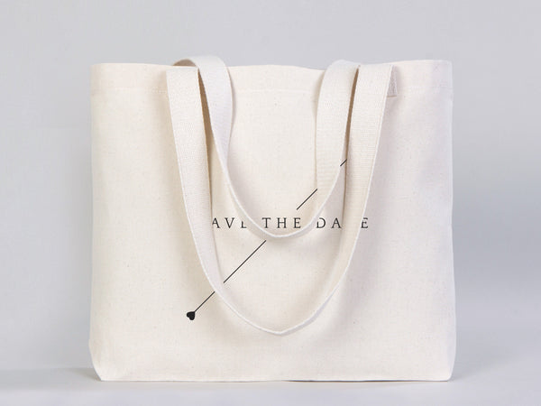 Custom Welcome Wedding Bags 18"W x 14"H x 3"L  - Palm Tree Tote Bags - Bridal Tote - Custom Wedding Totes