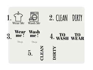Clean and Dirty Underwear Travel Bags -  Overnight Laundry Bag Set | Lingerie & Laundry Organizer