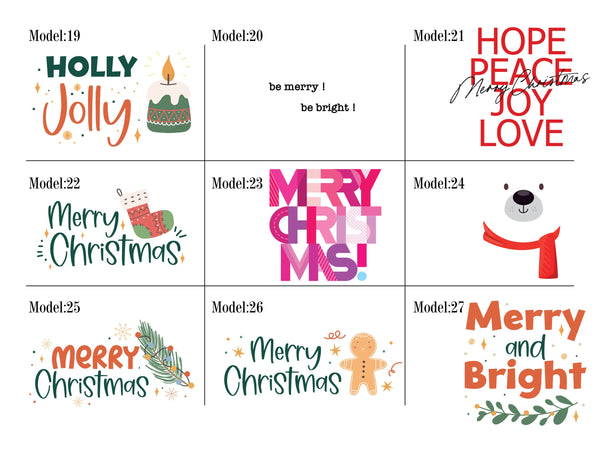Merry Christmas Stocking Bags -  Custom Drawstring Gift Pouches - Personalized  Muslin Bags - Christmas Decor  Favor Gift
