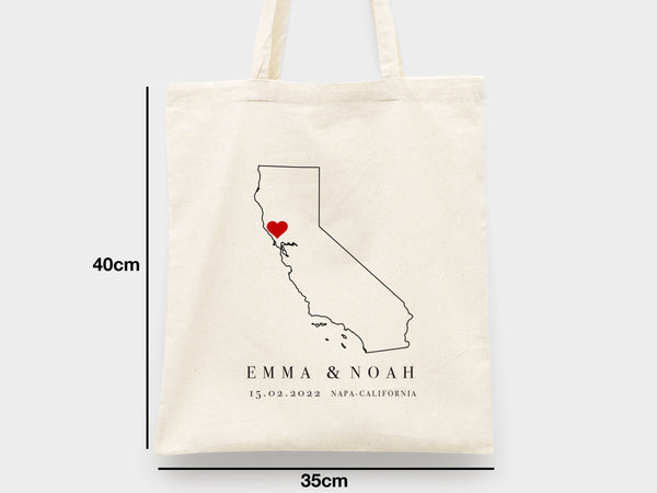 Wedding Welcome Tote Bags – Personalized Bridal Party Gift Totes