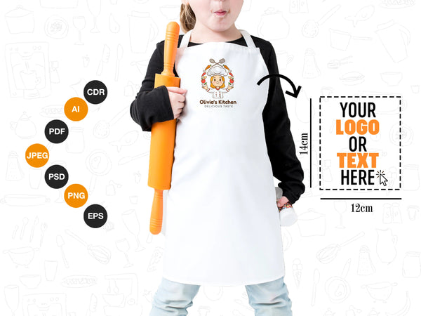 Personalized Kids Apron, Custom Apron For Kids, Child's Name Cooking Apron, Young Chef Gift, Baking and Cooking Fun,Matching Apron Set