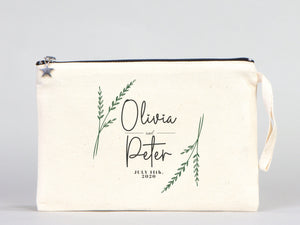 Custom Wedding Clutch – Personalized Bridesmaid Gift & Bridal Purse