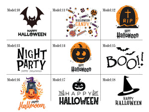 Personalized Halloween Drawstring Pouch Bag – 6"x8" Trick or Treat Candy Bag with Name, Spooky Basket Alternative, 27 Designs
