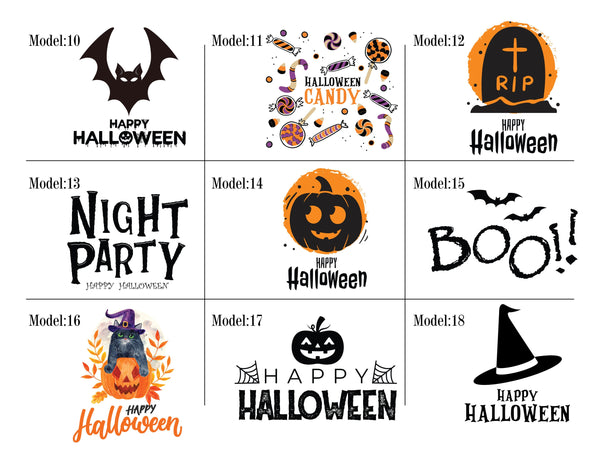 Personalized Halloween Drawstring Pouch Bag – 6"x8" Trick or Treat Candy Bag with Name, Spooky Basket Alternative, 27 Designs