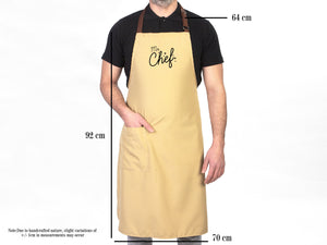 Chef Apron - Personalized Kitchen Apron for Women or Men - Custom Name Chef Apron - Logo Print Options