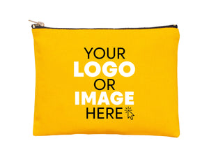 Personalized Makeup Clutch Bags - Stylish  8"W x 6"H (21 cm x 15 cm) Clutch - Custom Elegance - Women Bag