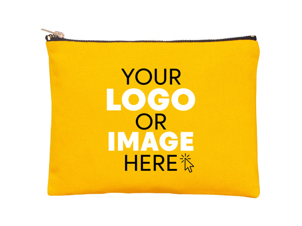 Personalized Makeup Clutch Bags - Stylish  8"W x 6"H (21 cm x 15 cm) Clutch - Custom Elegance - Women Bag