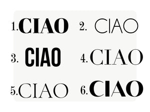 Ciao ! Italy Wedding Favor Bag, Italian Wedding Welcome Bag, Italy Gift,  Custom Italy Wedding Totes
