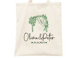 Custom Wedding Welcome Bag  - Personalized Bachelorette Party Favor - Bridal Party Gift Bags - Wedding Favors