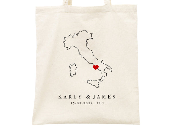 Wedding Welcome Tote Bags – Personalized Bridal Party Gift Totes