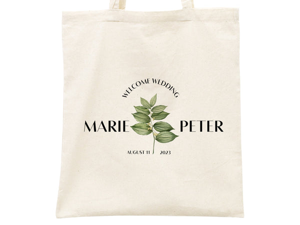 Custom Wedding Welcome Bag, 27 Different Design Wedding Tote, Bridesmaid Gift, Wedding Favors Bags, Bridal Party Bag