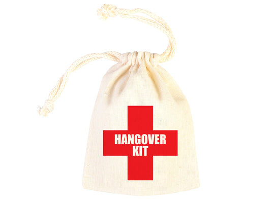 Hangover Kit Bags -  Party Recovery Kit Bags - Survival kit pouch  3 Different size Hangover bag Models - Bachelorette Party