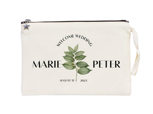 Custom Wedding Clutch – Personalized Bridesmaid Gift & Bridal Purse