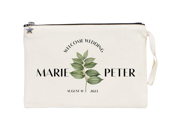Custom Wedding Clutch – Personalized Bridesmaid Gift & Bridal Purse