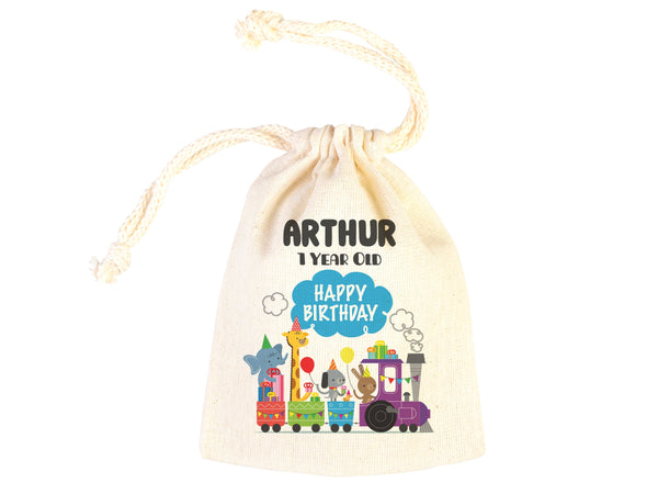 Custom Name, Happy Birthday Gİft Bags, Party Bags for first birthday, Personalized Bags - Custom Goodie Bags - Happy For Kids