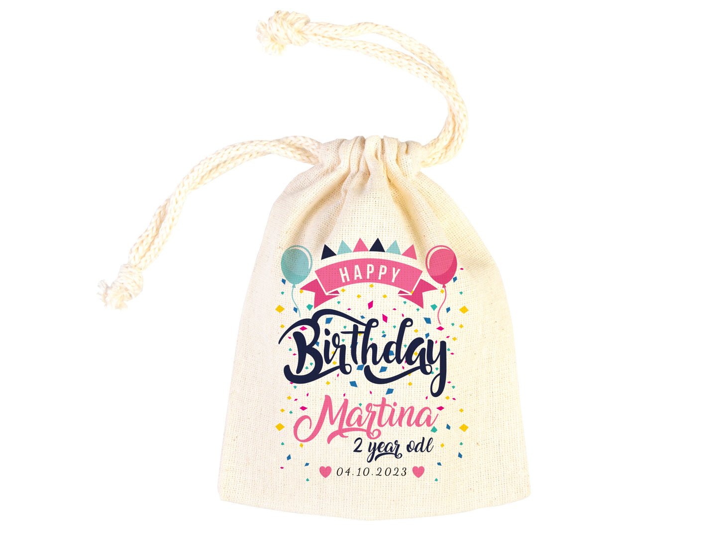 Happy Birthday Gİft Bags, Custom Party Bags for first birthday, Personalized Bags - Custom Goodie Bags - Happy Animals For Kids