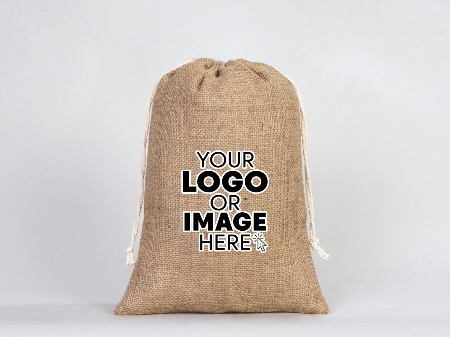 Burlap Bags 10"W x 14"H (25 x 35 cm) - Coffee Bag -  Burlap Bags With Drawstring - 100% Natural Jute Bags - Jute Drawstring Gift Bags