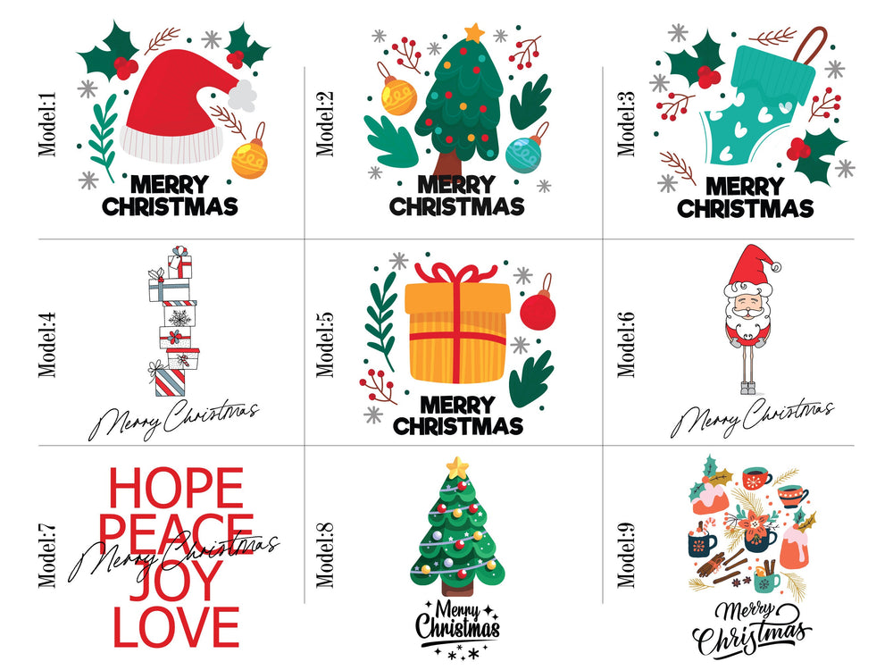 Personalized Christmas Tote Bag – Holiday Designs (18 Options), 18"x14"x3" – Add Name or Logo