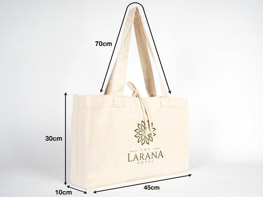 Custom Large Canvas Tote Bags, 18"W X 11"H X 4" L (45 x 30 x 10 cm) Personalized Cotton Bags With Your - Logo Custom Tote Bag