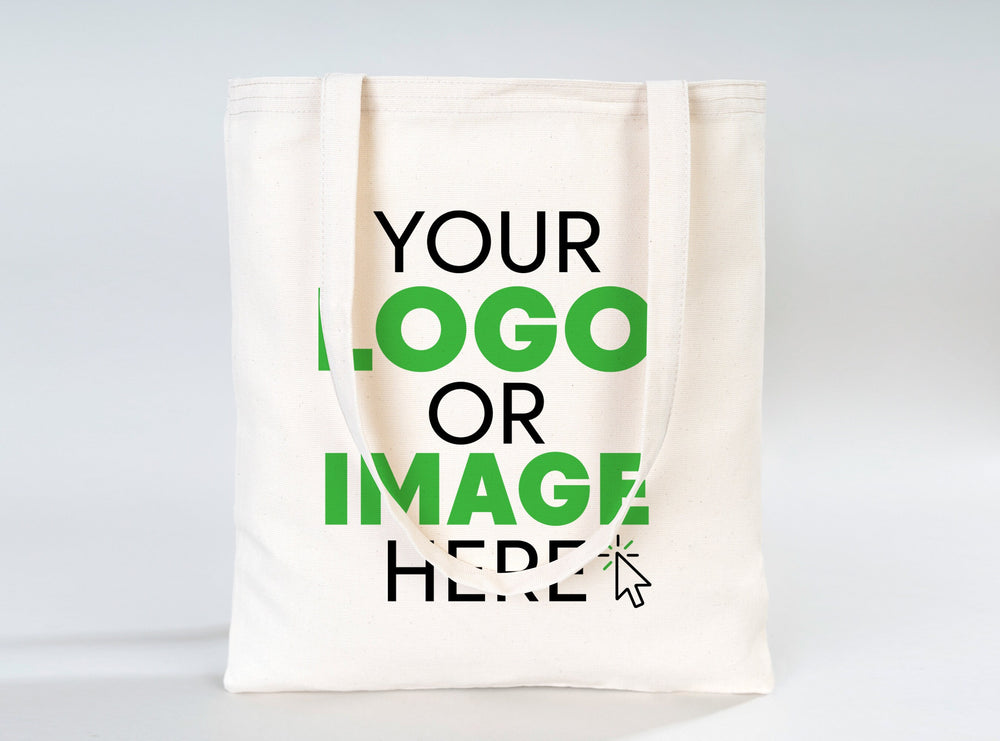 Personalized Canvas Tote Bags – 12oz Custom Logo & Photo Printing, Bulk Orders