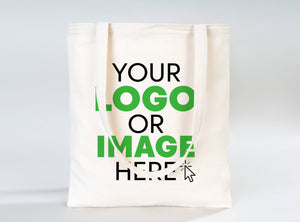 Personalized Canvas Tote Bags – 12oz Custom Logo & Photo Printing, Bulk Orders