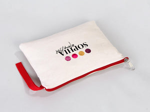 Clutch Bag For Women, 8"W x 6"H (21 cm x 15 cm) Red Pencil Bags, Mini Cosmetic Clutch Bag, Clutch Bag With Handle