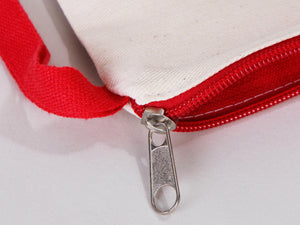 Clutch Bag For Women, 8"W x 6"H (21 cm x 15 cm) Red Pencil Bags, Mini Cosmetic Clutch Bag, Clutch Bag With Handle