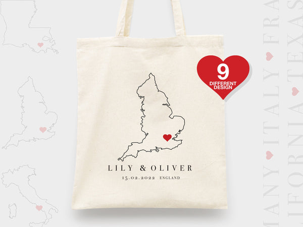 Wedding Welcome Tote Bags – Personalized Bridal Party Gift Totes
