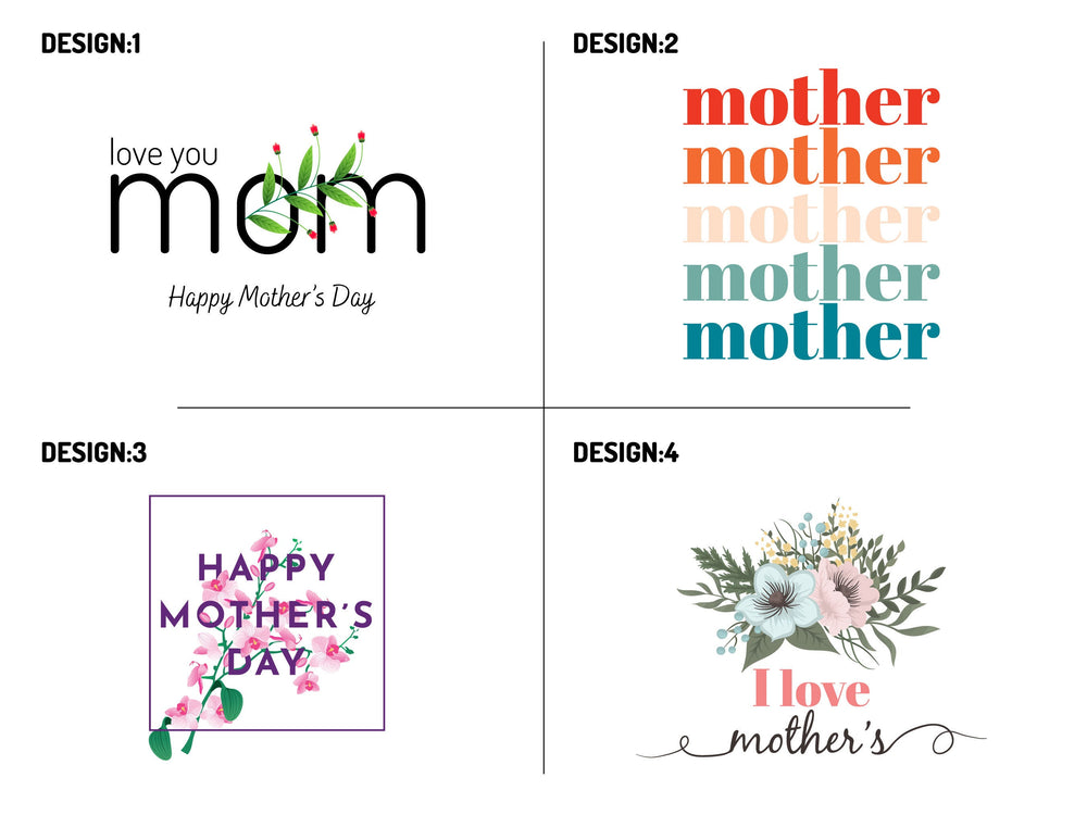 Mother’s Day Tote Bag – Natural Canvas Mom Tote, 18"x14"x3" Reusable Gift Bag