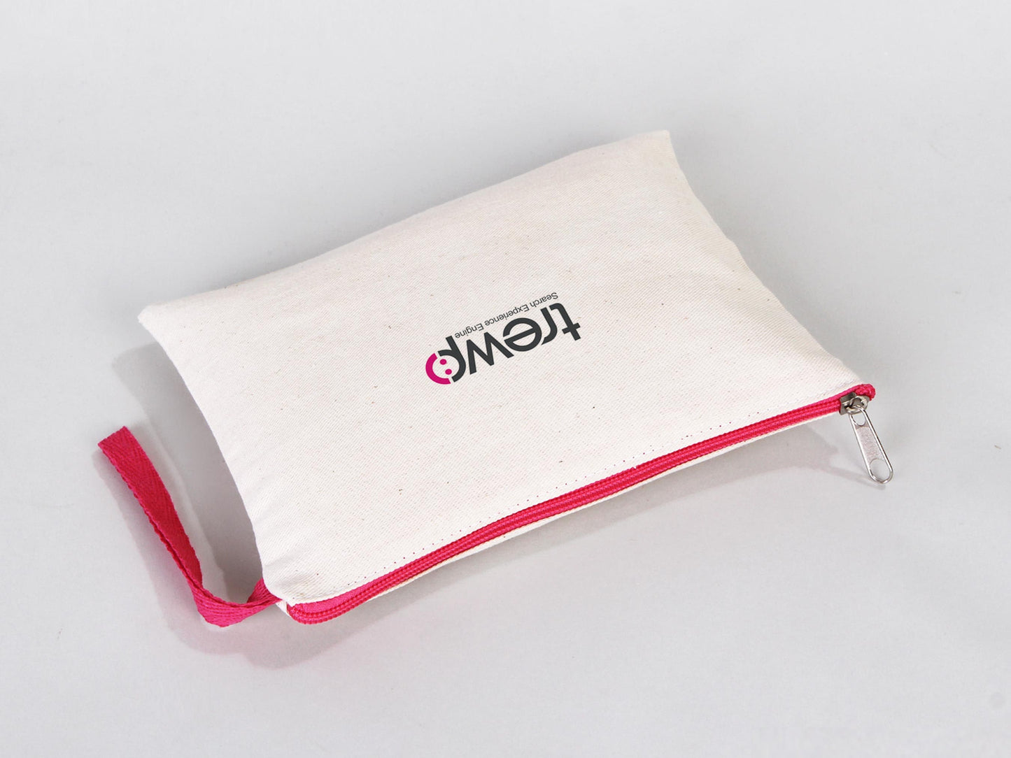 Clutch Bag With Handle, 8"W x 6"H (21 cm x 15 cm) Pencil Bag Personalized, Fushia Pencil Bags, Cosmetic Clutch Makeup Bag