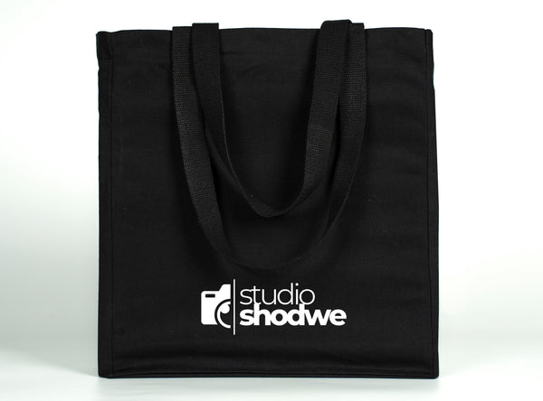 Custom Black Canvas Tote Bag – Personalized & Wholesale