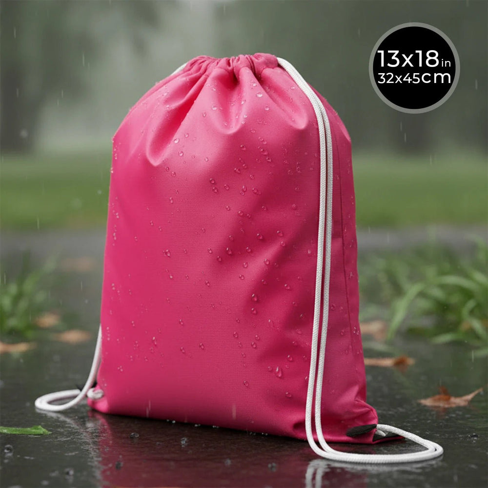 Impertex Drawstring Backpack 13×18 in (32×45 cm) – Fuschsia - Pamusan.com