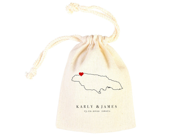 Jamaica Wedding Welcome Tote Bags - Wedding Tote Bags - Custom With Your name or Design - Bachelorette Tote - Tote Bags - Pamusan.com