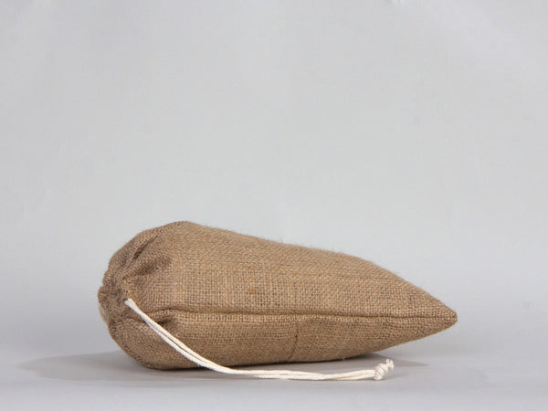 Jute Drawstring Gift Bag – 8" × 12" (20 × 30 cm) – Natural Burlap - Pamusan.com
