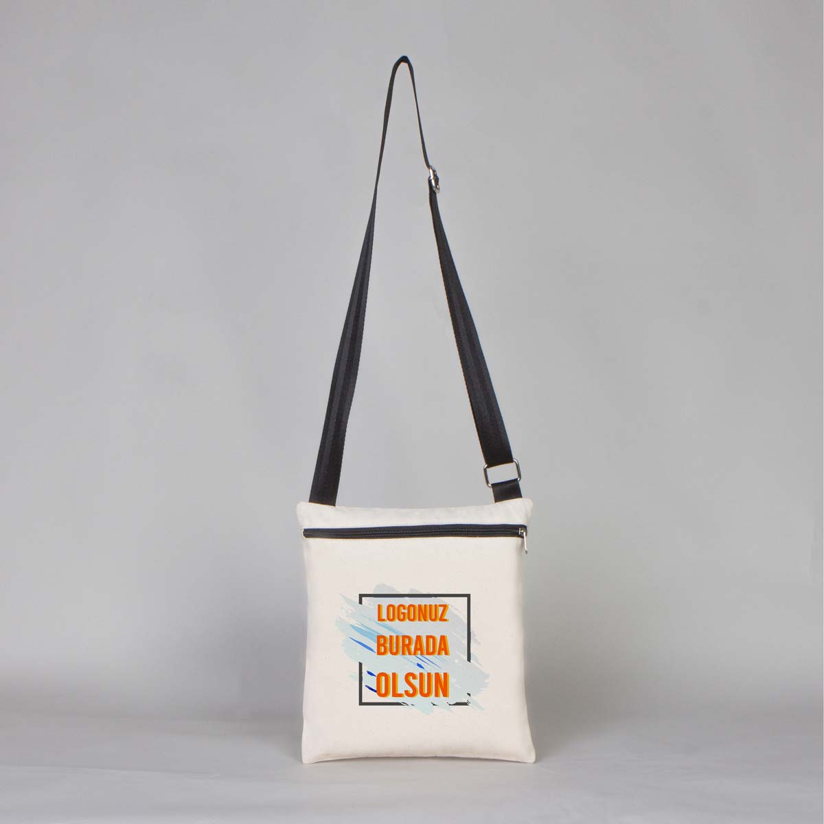 Canvas Zippered Saddlebag 10"W x 11"H (25 cm x 28 cm) - Customize