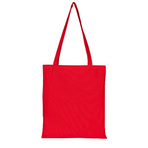 Canvas Tote Bags Red 14"W x 16"H – Blank Cotton Shopping & Gift Bags